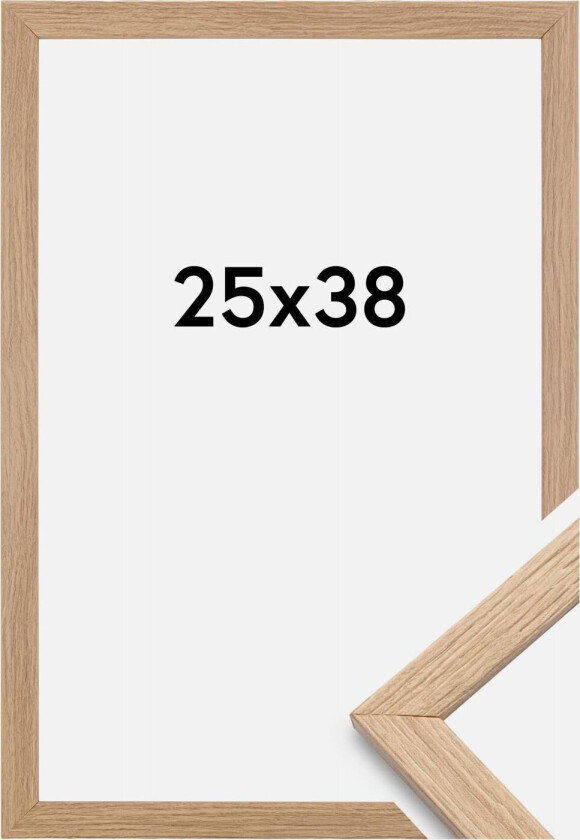 Ramme Stilren Akrylglass Eik 25x38 Cm