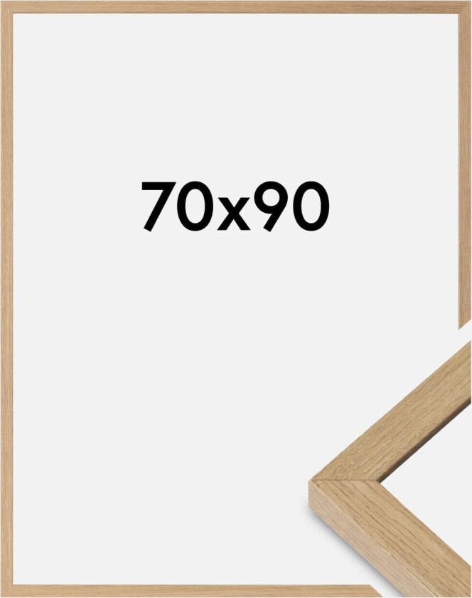 Ramme Hermes Akrylglass Natural Oak 70x90 Cm