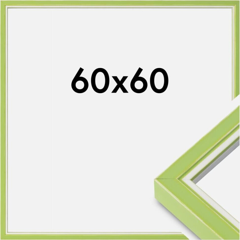 Ramme Diana Akrylglass Lysegrønn 60x60 Cm