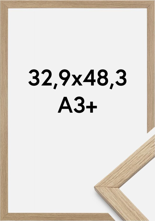 Ramme Stilren Eik 32,9x48,3 Cm (A3+)