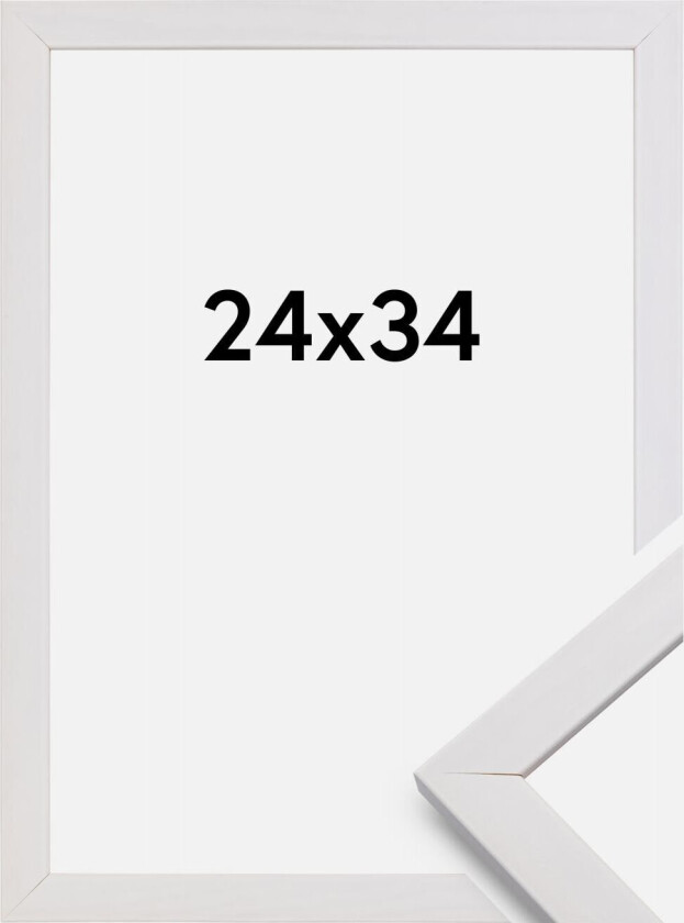 Ramme Stilren Akrylglass Hvit 24x34 Cm