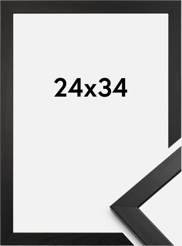 Ramme Stilren Akrylglass Svart 24x34 Cm