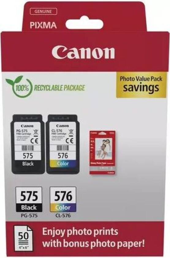 Ink Photo Value Pack Pg-575/cl-576