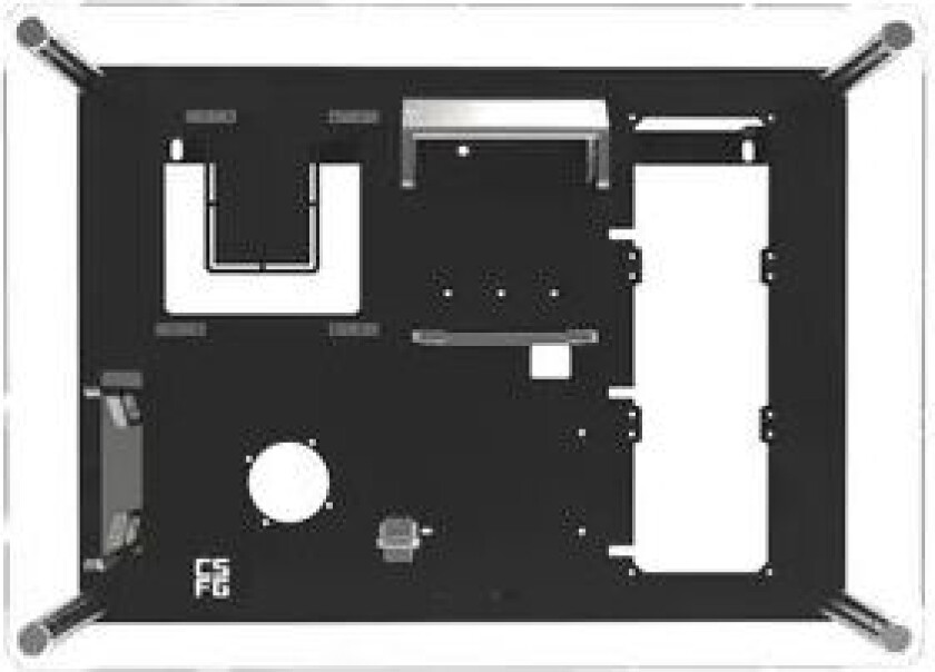 Csfg Frostbite M-itx Wall Mounted Chassis Svart