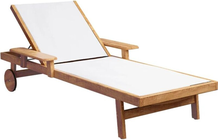 Djurö solseng Batyline white, teak