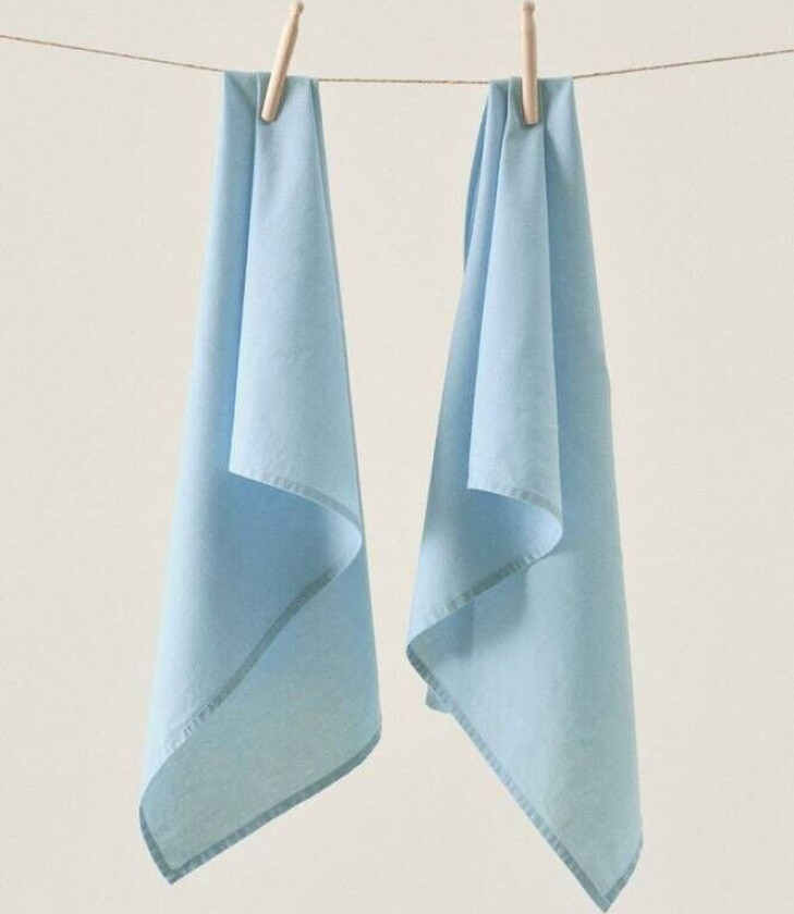 KIT kjøkkenhåndkle 2-pk Himmelblå