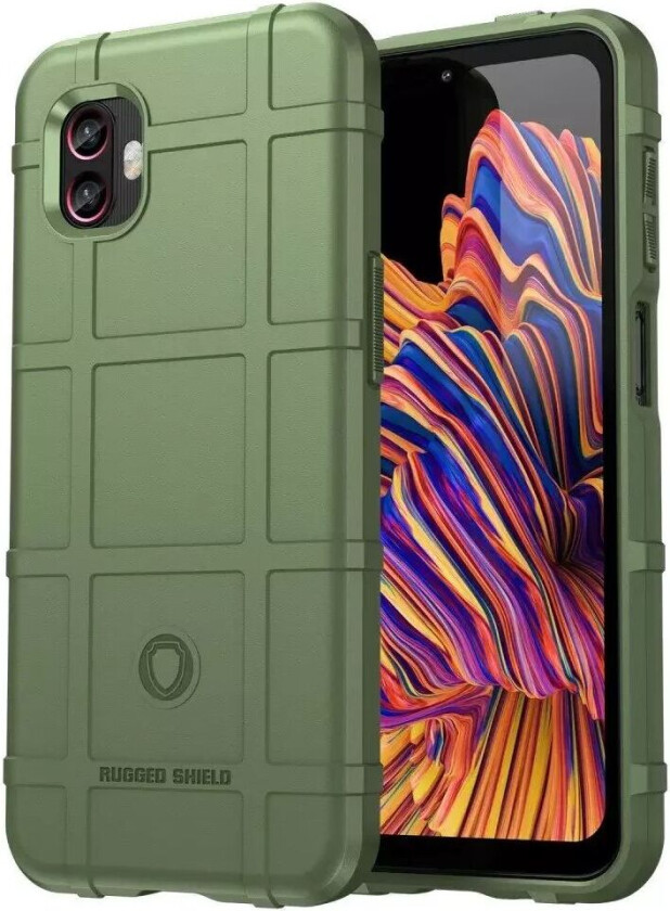 Samsung Galaxy XCover 6 Pro Rugged Shield Håndverker Deksel - Grønn