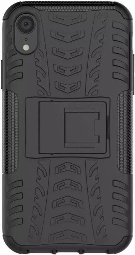 iPhone X / XS Håndverker Bakdeksel m. Stativ - Svart