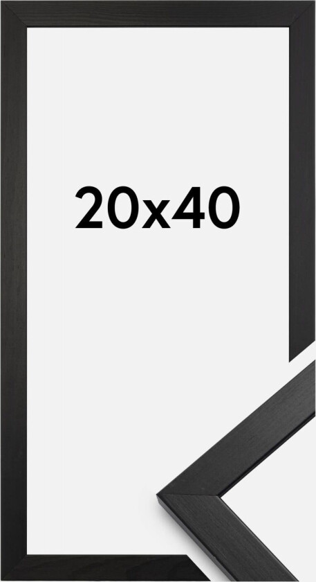 Ramme Stilren Akrylglass Svart 20x40 Cm