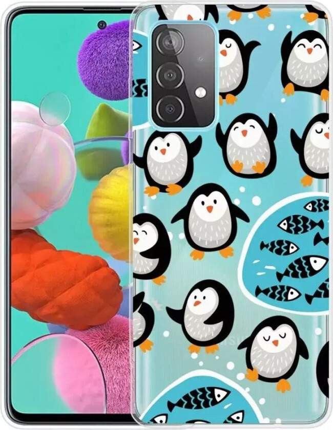 Samsung Galaxy A23 / A23 (5G) Fleksibelt Deksel i TPU-plast - Pingvin