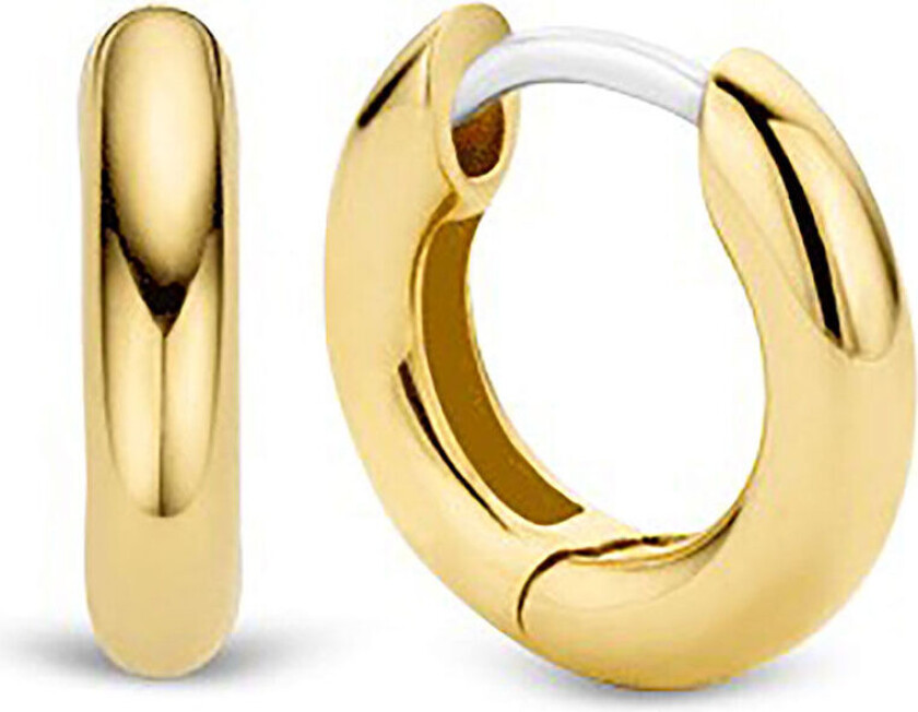 , Øreringer i forgylt 925 sølv