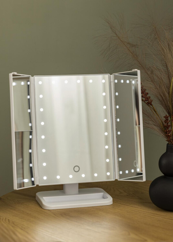 Kaila Sminkespeil Fold Ii Hvit - 38x25 Cm