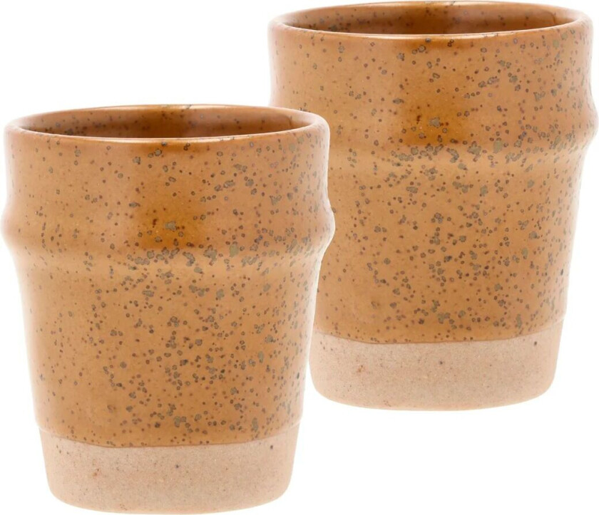 Evig espressokopp 10 cl 2-pakning Amber