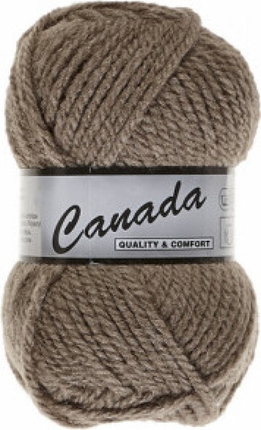 Lammy Canada Garn Unicolour 027 Lys brun