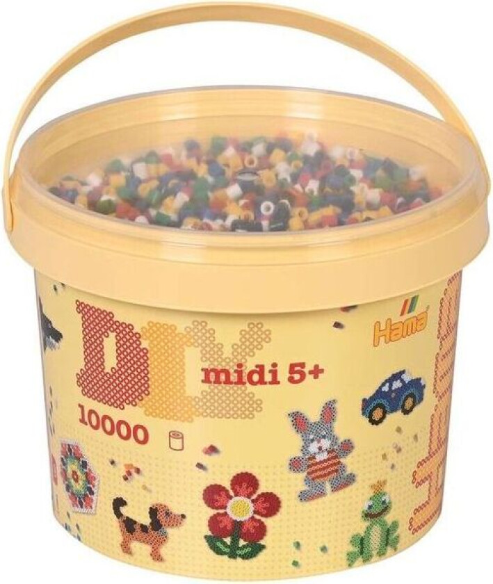 TOYMAX Hama midi perler 10.000stk pastel mix 66