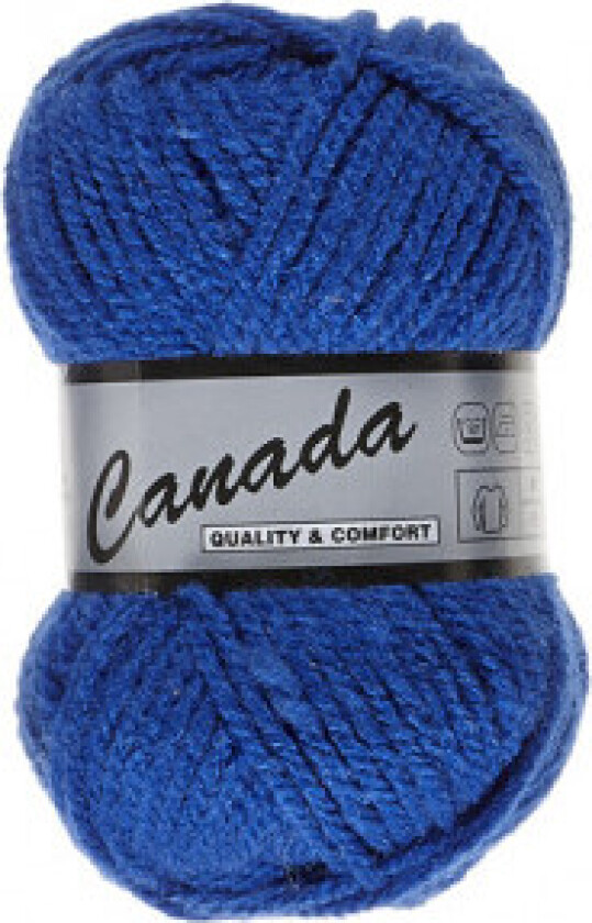 Lammy Canada Garn Unicolour 040 Kongeblått
