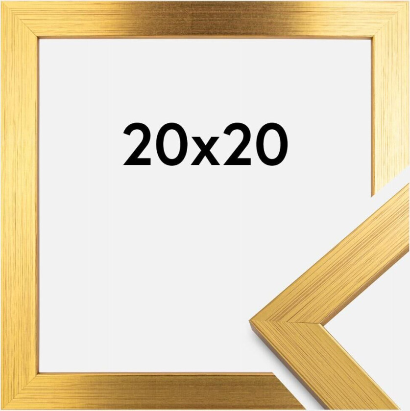 Ramme Gold Wood 20x20 Cm