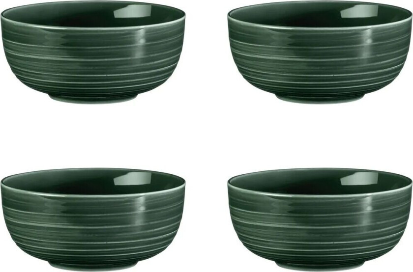 Terra skål Ø 15 cm 4-pakning Moss Green