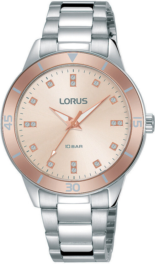 Ladies RG241RX9 - Kvarts - Sølv - Dameklokker - Rustfritt stål - ledd m/pin - Mineral
