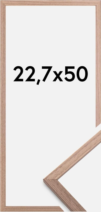 Ramme Edsbyn Lys Valnøtt 22,7x50 Cm