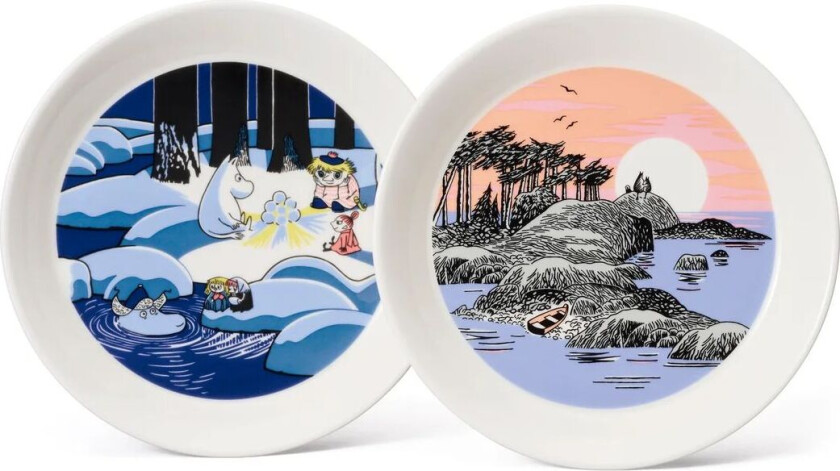 Snow lantern & Moomin’s Day 2018 Mummitallerkenssett Ø19 cm