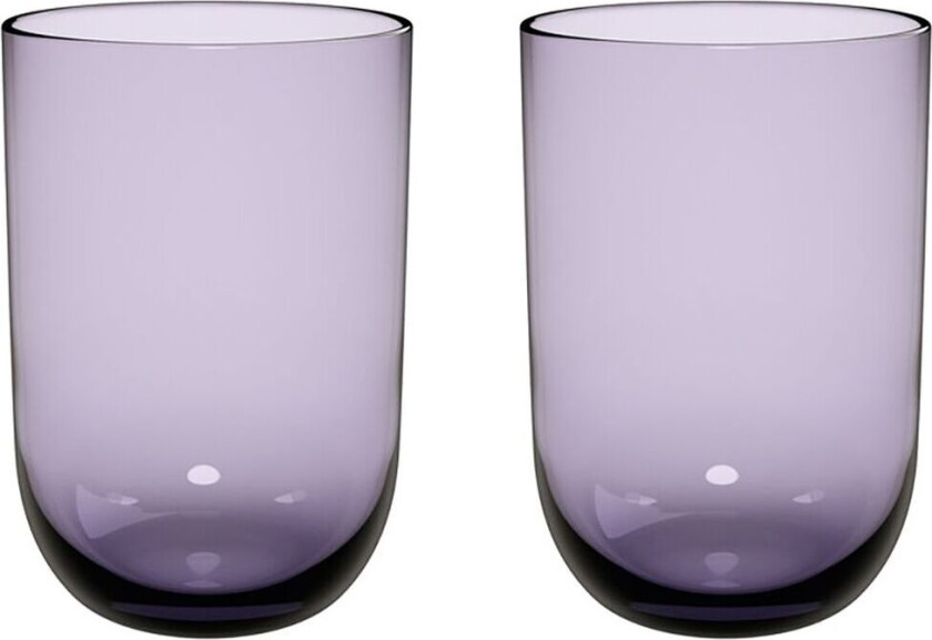 Like longdrinkglass 38,5 cl 2-pakning Lavendel