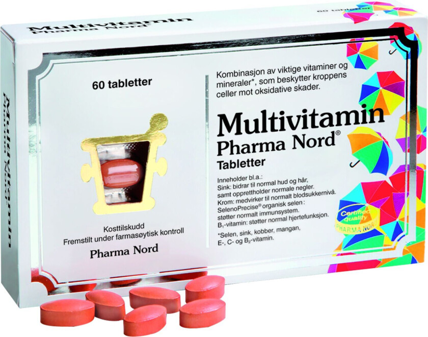 Multivitamin, 60 tabletter