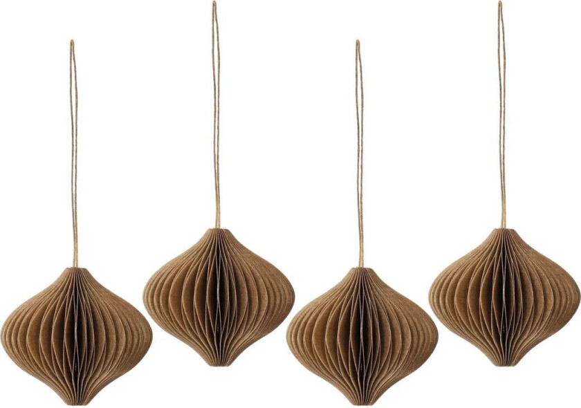 Onion juletrekuler 4-pakning Natural