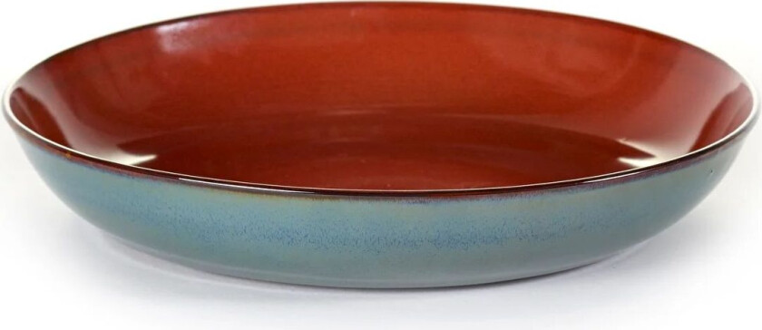 Terres de Rêves pastatallerken 23,5 cm Rust-smokey blue