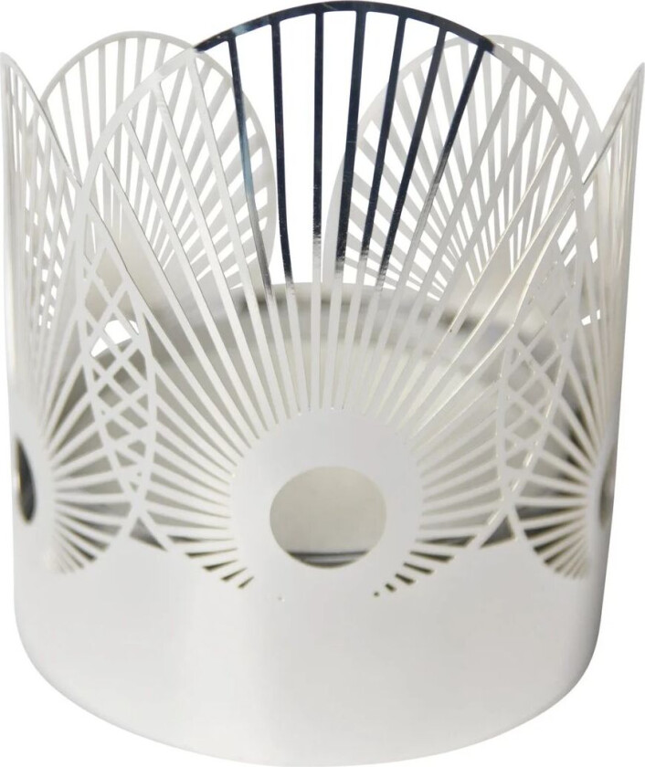 Sun lyslykt medium Ø 6,5 cm Sølv