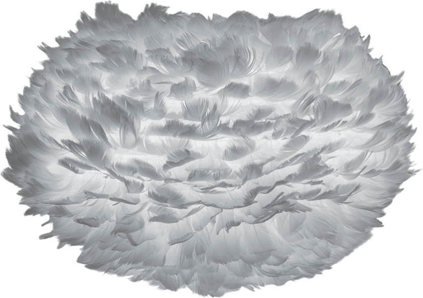 Eos lampe lysgrå medium Ø 45 cm