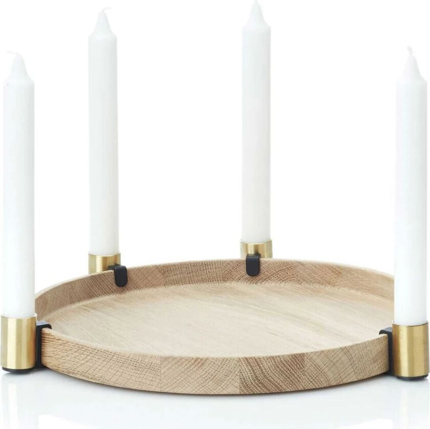 Applicata Luna maxi lysestake Eik-messing