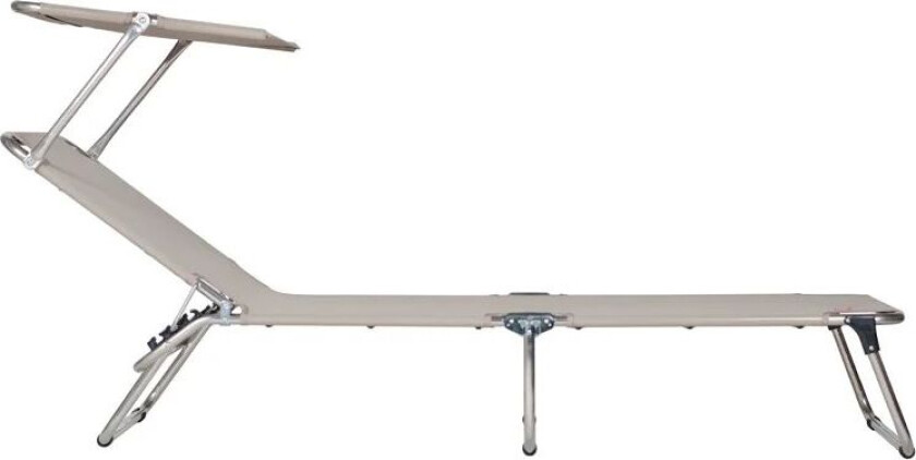 Amigo Top solseng Stoff textilene taupe-aluminiumsstativ-soltak
