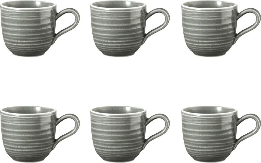 Terra espressokopp 9 cl 6-pakning Pearl Grey
