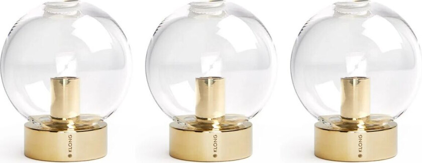 KLONG Orbis vase 3-stk. Messing