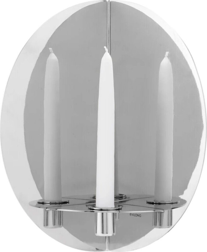 KLONG Twilight lysestake vegg Nikkel