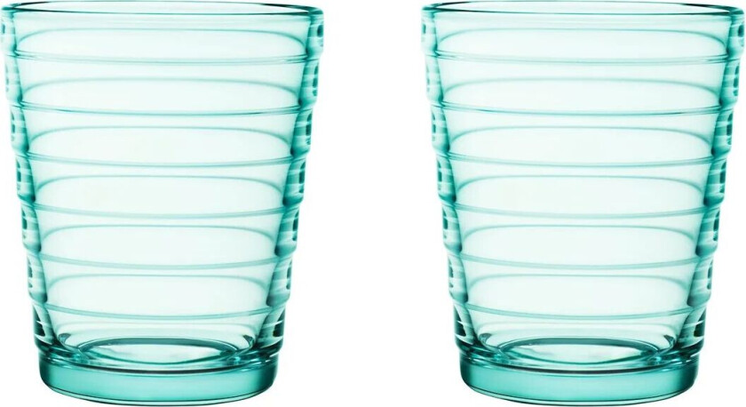 iittala Aino Aalto vannglass 2-pack 22 cl vanngrønn