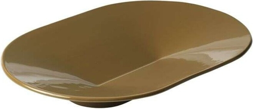 Mere skål 52x36 cm Brown Green