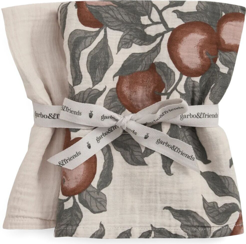 Garbo&Friends Pomme Muslin teppe liten 2 deler 60x60 cm