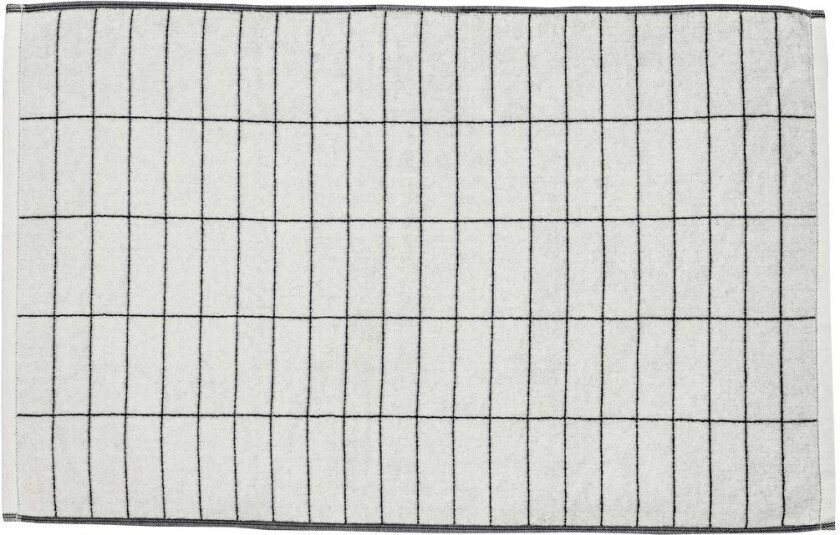 Tile Stone baderomsmatte 50 x 80 cm Sort-offwhite
