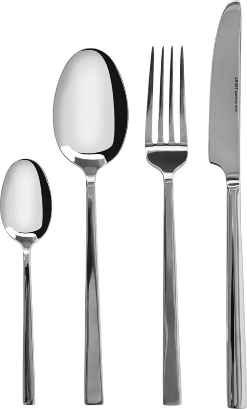 bestikk 16-deler, rustfritt stål rustfritt stål