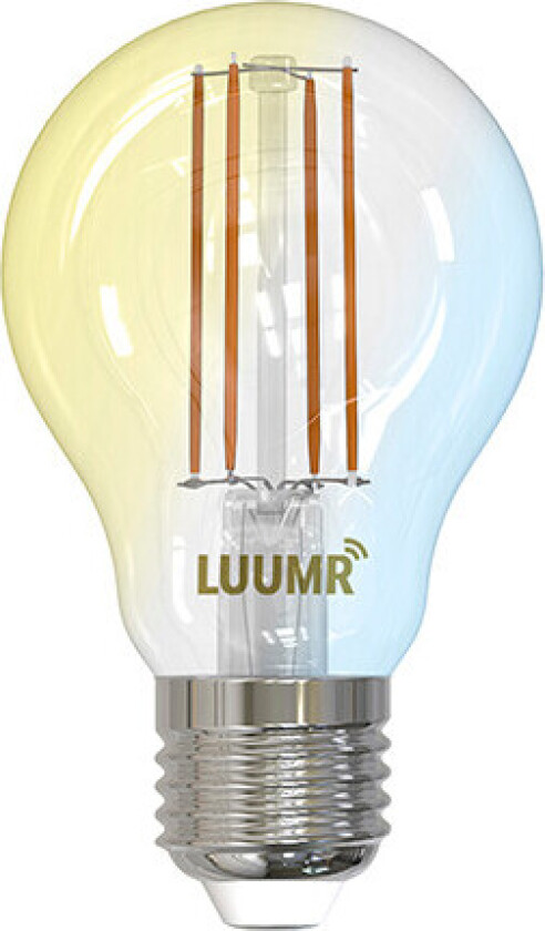 Smart E27 A60 LED-pære 7W tunable white WLAN klar
