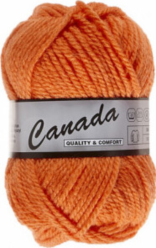 Lammy Canada Garn Unicolour 041 Oransje