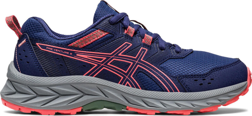Asics Kids' Pre Venture 9 Grade School 37.5, Indigo Blue/Papaya
