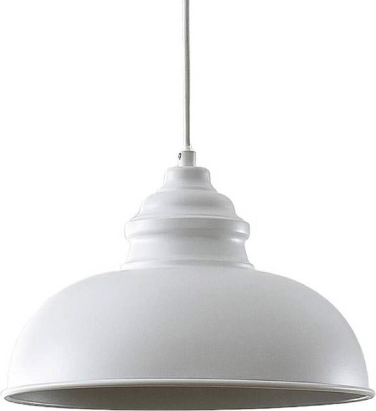 Cliona hengelampe matt hvit