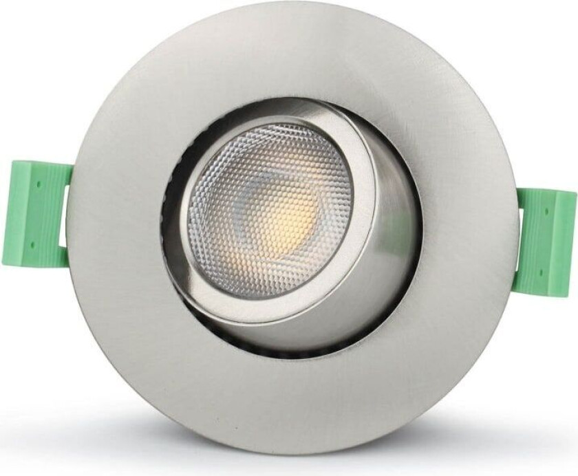Sanna Dimbar Infälld downlight 3000K/4000K 520lm IP65 1-pack Borstad stål