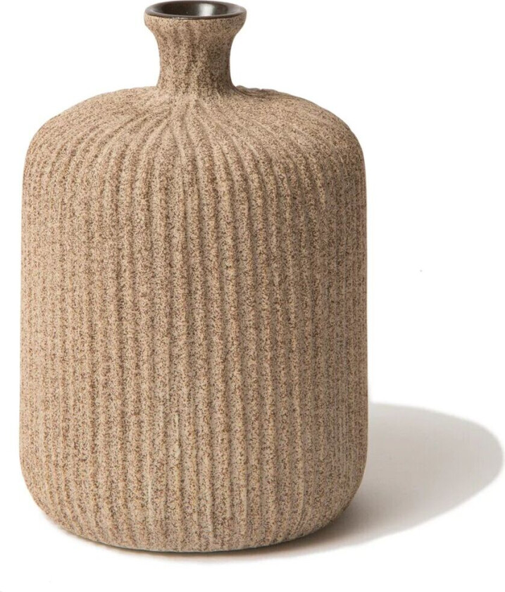 Flaske vase Sand medium stripe, medium