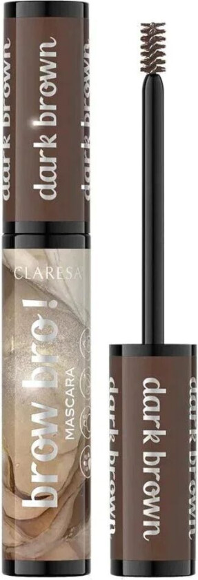Claresa Øyenbryns Mascara Brow Bro! - 02 Mørke Brun