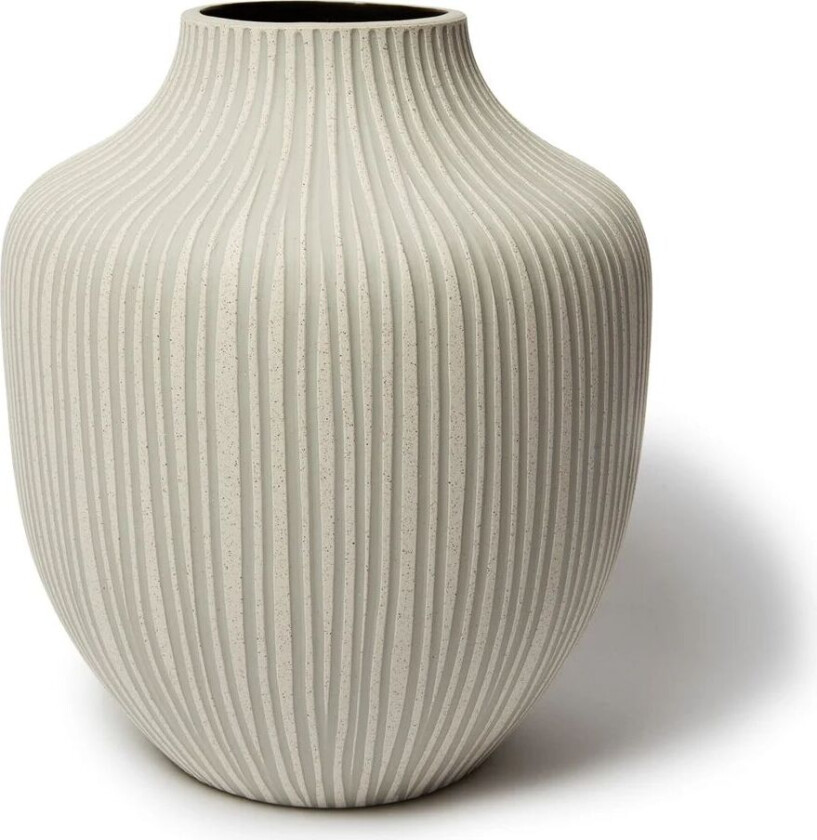 Kyoto vase Sand white stone stripe