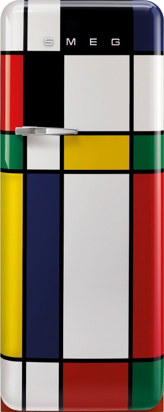 SMEG Kjøleskap Med Innebygget Frys 153 Cm I Mondrian Fab28rdmc5